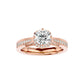 Jane 60 Pointer Round Halo Lab Diamond Ring