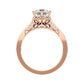 Jane 60 Pointer Round Halo Lab Diamond Ring