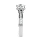 Jane 60 Pointer Round Halo Lab Diamond Ring