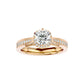 Jane 60 Pointer Round Halo Lab Diamond Ring