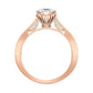Caroline 65 Pointer Round Lab Diamond Ring