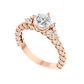 Impeccabile 0.70ct Round Lab Diamonds Ring