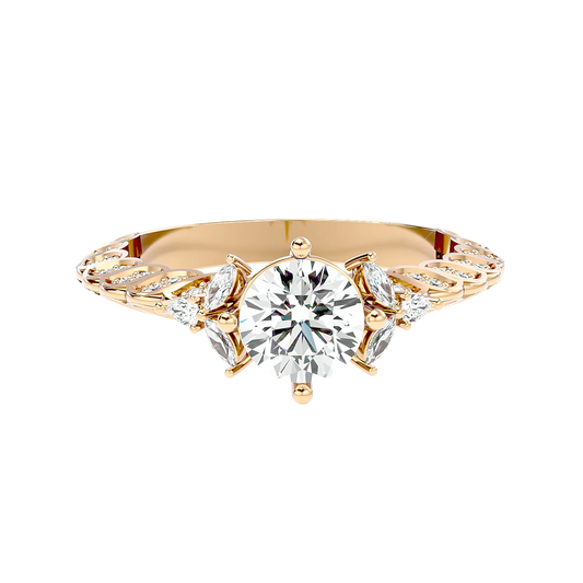 Impeccabile 0.70ct Round Lab Diamonds Ring