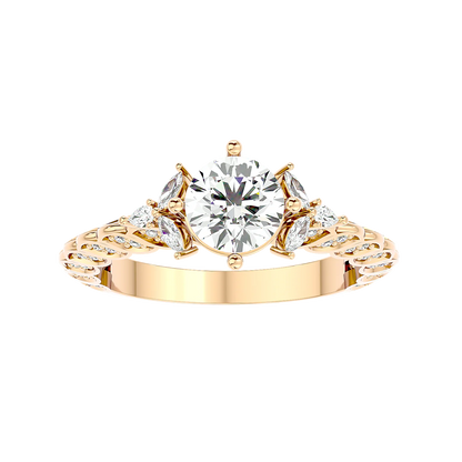 Impeccabile 0.70ct Round Lab Diamonds Ring
