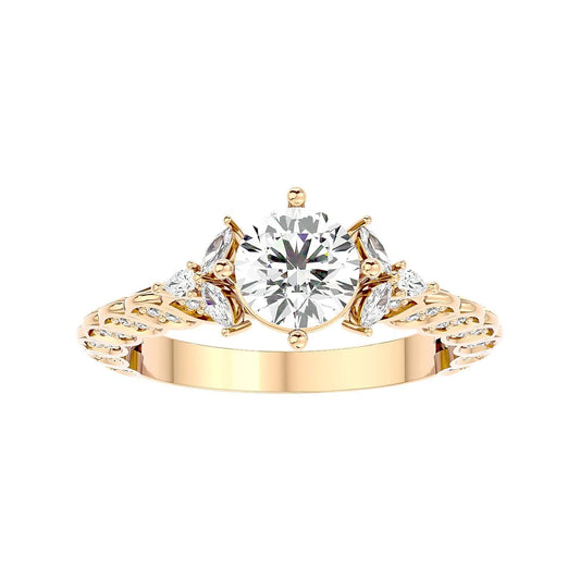 Impeccabile 0.70ct Round Lab Diamonds Ring