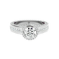 Geweldig 50 Pointer Round Halo Lab Diamond Ring