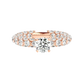 Brillar 50 Pointer Round Lab Diamond Ring