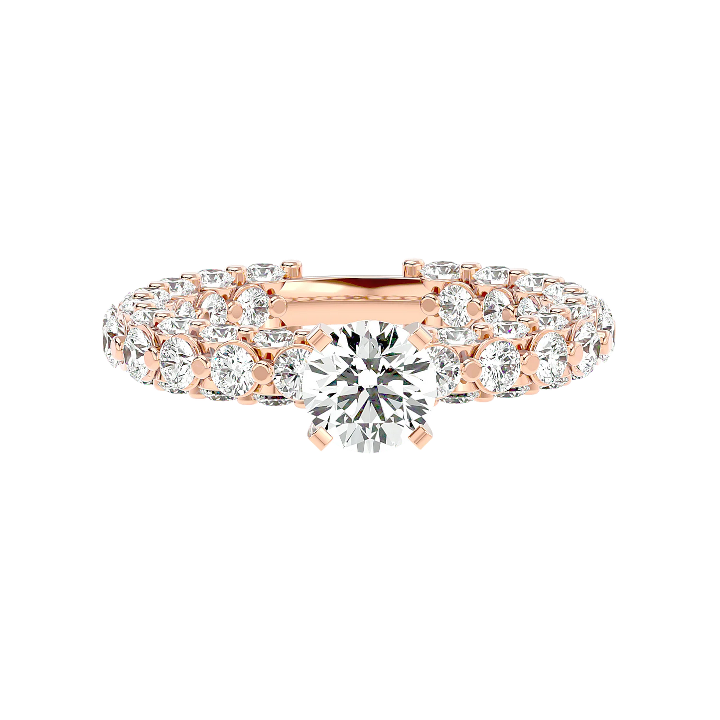 Brillar 50 Pointer Round Lab Diamond Ring