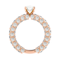 Brillar 50 Pointer Round Lab Diamond Ring