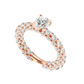 Brillar 50 Pointer Round Lab Diamond Ring