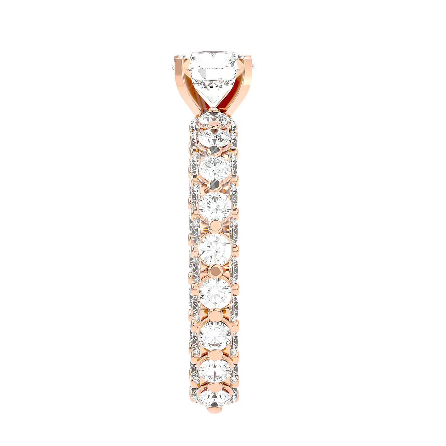 Brillar 50 Pointer Round Lab Diamond Ring