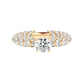 Brillar 50 Pointer Round Lab Diamond Ring