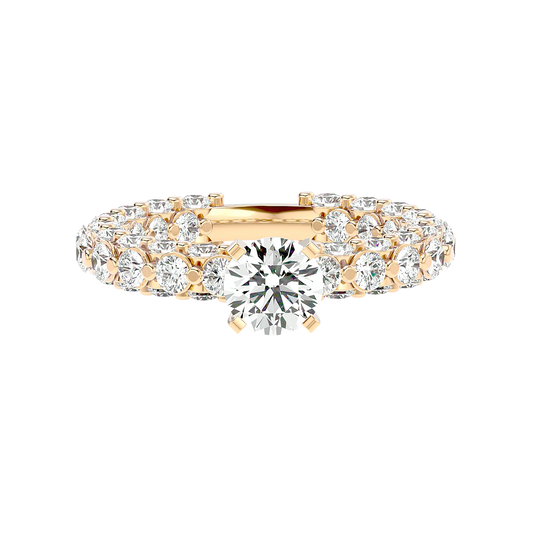 Brillar 50 Pointer Round Lab Diamond Ring