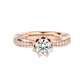 Floreale 50 Pointer Round Lab Diamond Ring