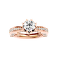 Floreale 50 Pointer Round Lab Diamond Ring