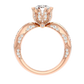 Floreale 50 Pointer Round Lab Diamond Ring
