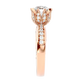 Floreale 50 Pointer Round Lab Diamond Ring
