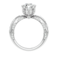 Floreale 50 Pointer Round Lab Diamond Ring