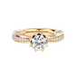 Floreale 50 Pointer Round Lab Diamond Ring