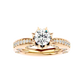 Floreale 50 Pointer Round Lab Diamond Ring