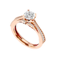 Belza 50 Pointer Round Lab Diamond Ring