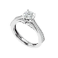 Belza 50 Pointer Round Lab Diamond Ring