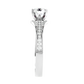 Belza 50 Pointer Round Lab Diamond Ring