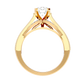 Belza 50 Pointer Round Lab Diamond Ring