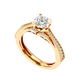 Belza 50 Pointer Round Lab Diamond Ring