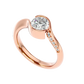 Golvend 69 Pointer Round Lab Diamond Ring