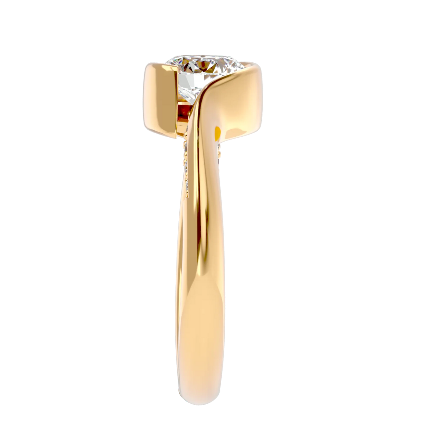 Golvend 69 Pointer Round Lab Diamond Ring