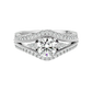 Auge 55 Pointer Round Lab Diamond Ring