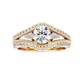 Auge 55 Pointer Round Lab Diamond Ring