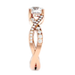 Infinitus 65 Pointer Round Lab Diamond Ring