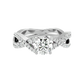 Infinitus 65 Pointer Round Lab Diamond Ring
