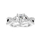 Infinitus 65 Pointer Round Lab Diamond Ring