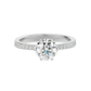 Classique 60 Pointer Round Lab Diamond Ring