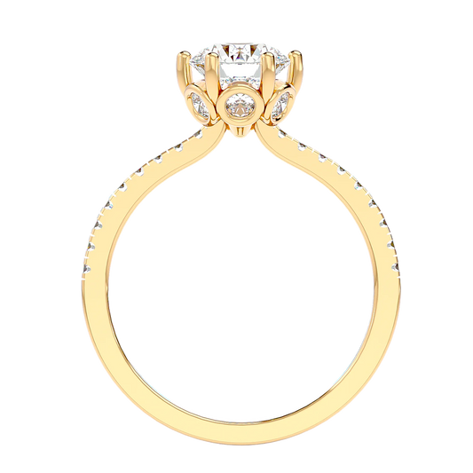 Classique 60 Pointer Round Lab Diamond Ring