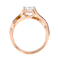 Interwoven 65 Pointer Round Lab Diamond Ring