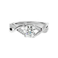 Interwoven 65 Pointer Round Lab Diamond Ring