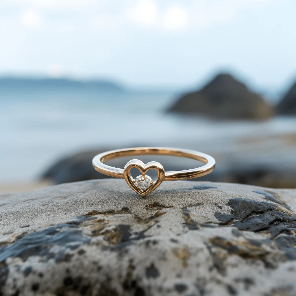 Glowing Lab Diamond Ring