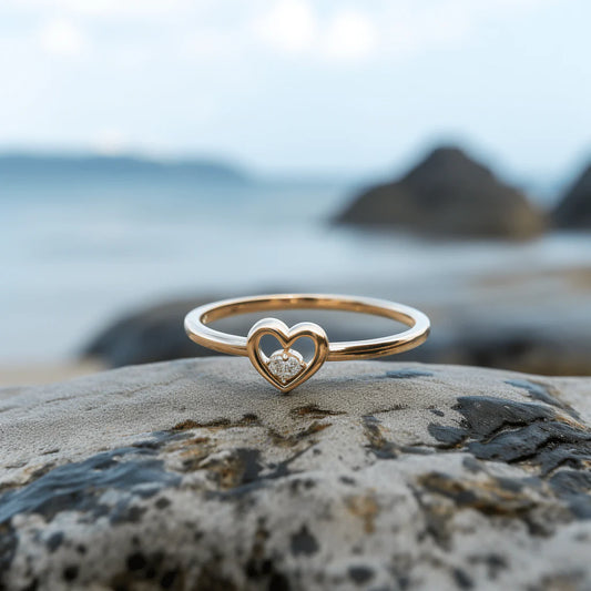 Glowing Lab Diamond Ring