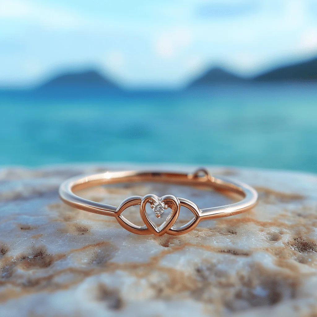 Flame Lab Diamond Ring