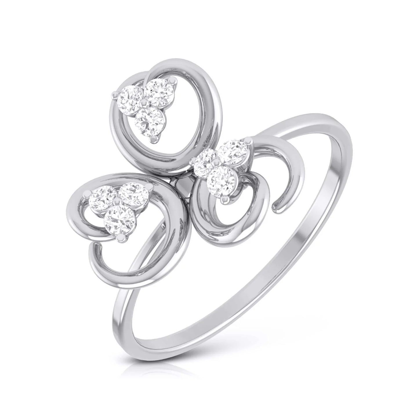 Clover Lab Diamond Ring