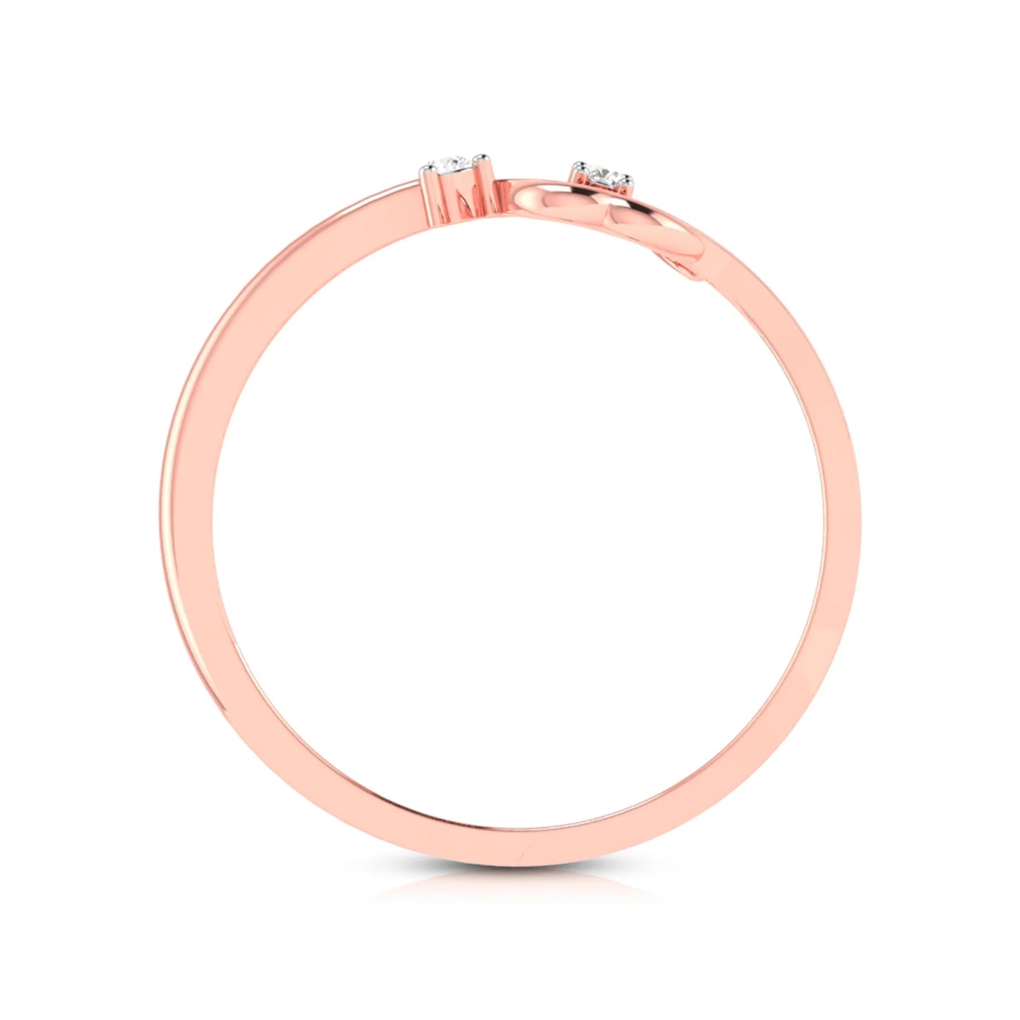 Warm Lab Diamond Ring