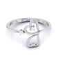 Warm Lab Diamond Ring