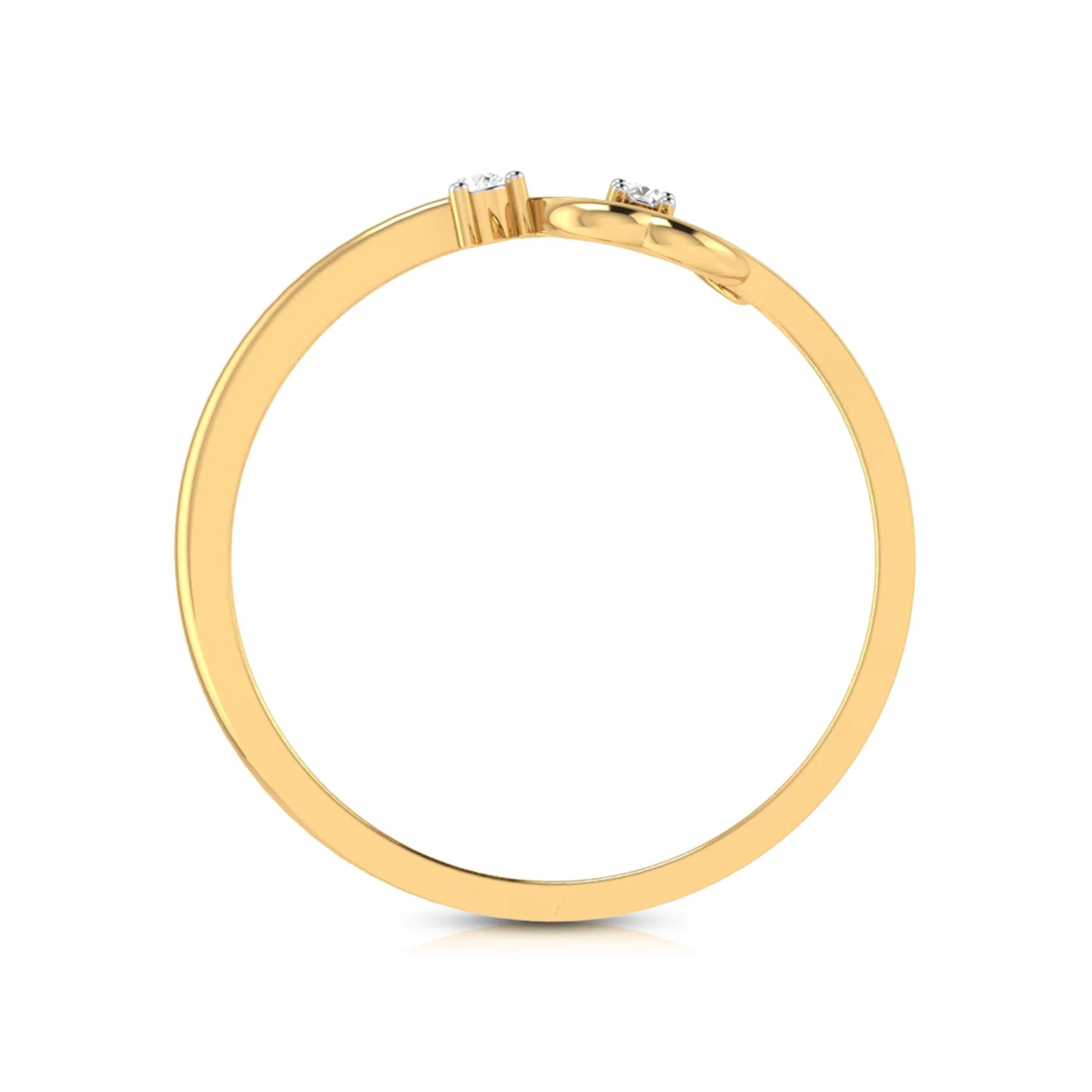 Warm Lab Diamond Ring