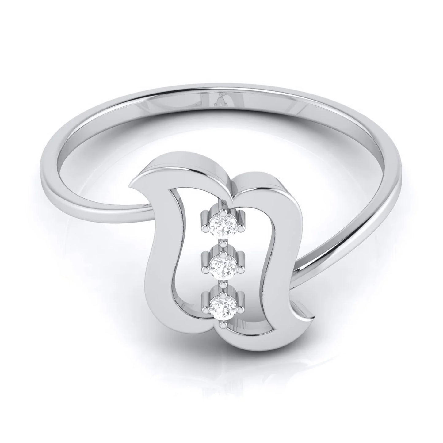 Butterfly Lab Diamond Ring