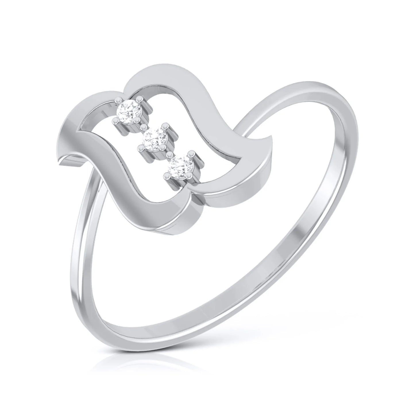 Butterfly Lab Diamond Ring