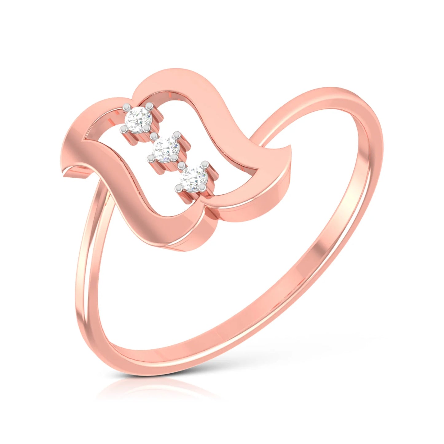 Butterfly Lab Diamond Ring